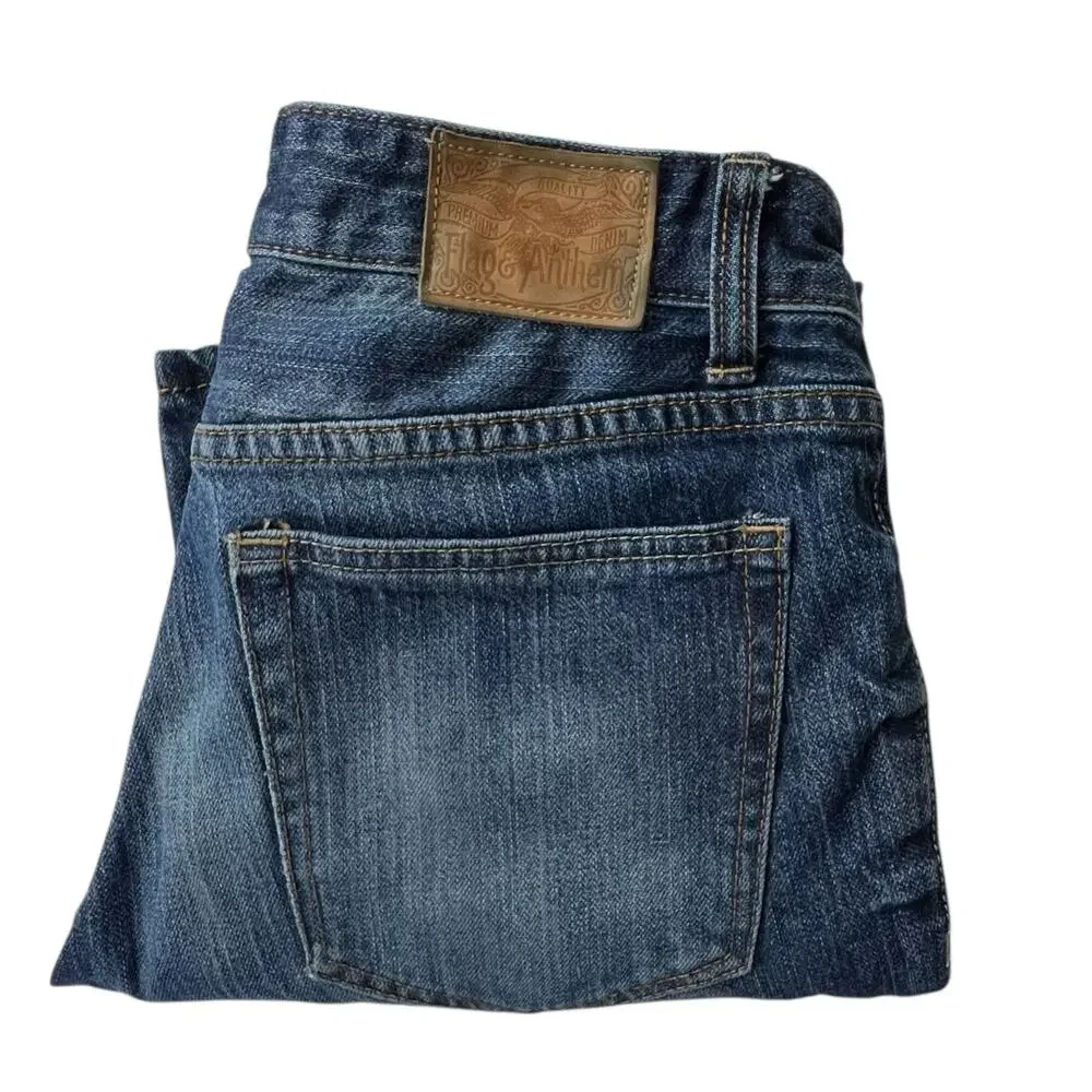 Flag & Anthem Men’s Slim Straight Jeans 29x30 Blue Denim